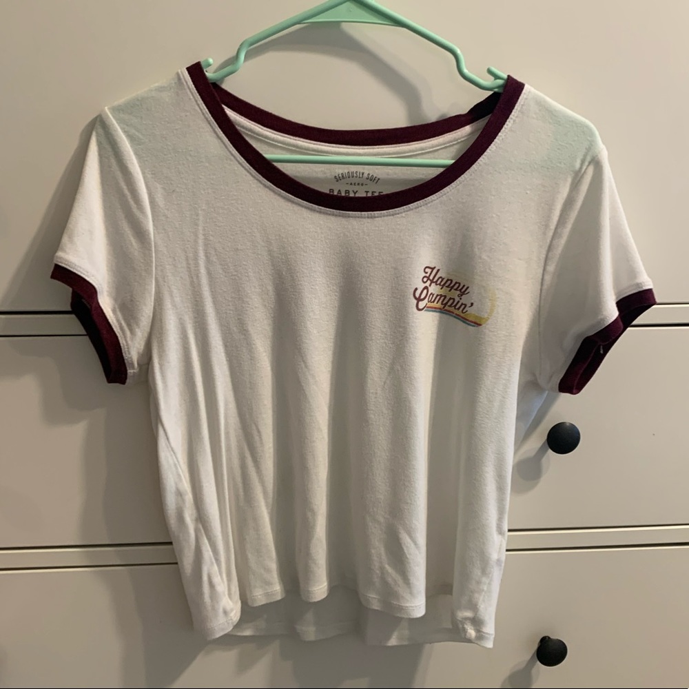 Aero graphic crop top